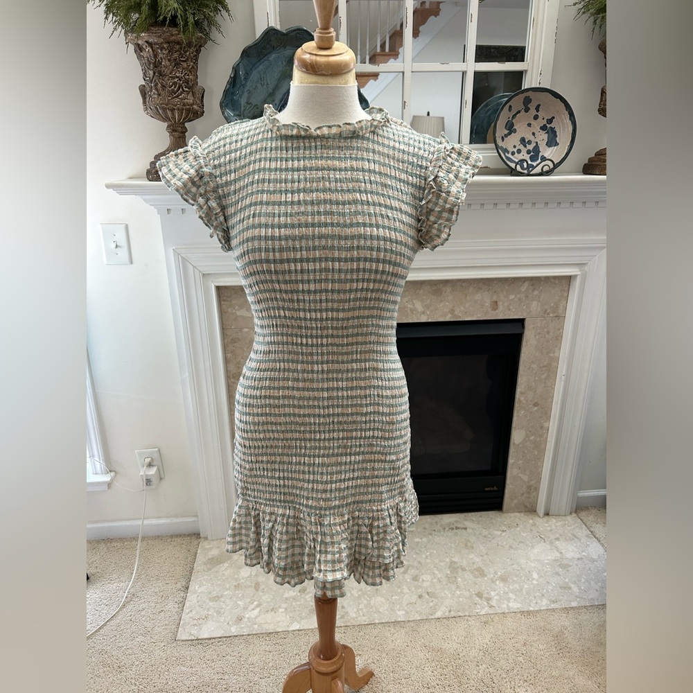 Veronica Beard Cici Smocked Dress